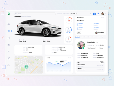 Transport Tracking Dashboard actionable analytics clean design dashboard design data visualization easy to use efficiency freight informative intuitive design logistics modern design performance monitoring productivity real time tracking shipping supply chain transport tracking user experience user interface