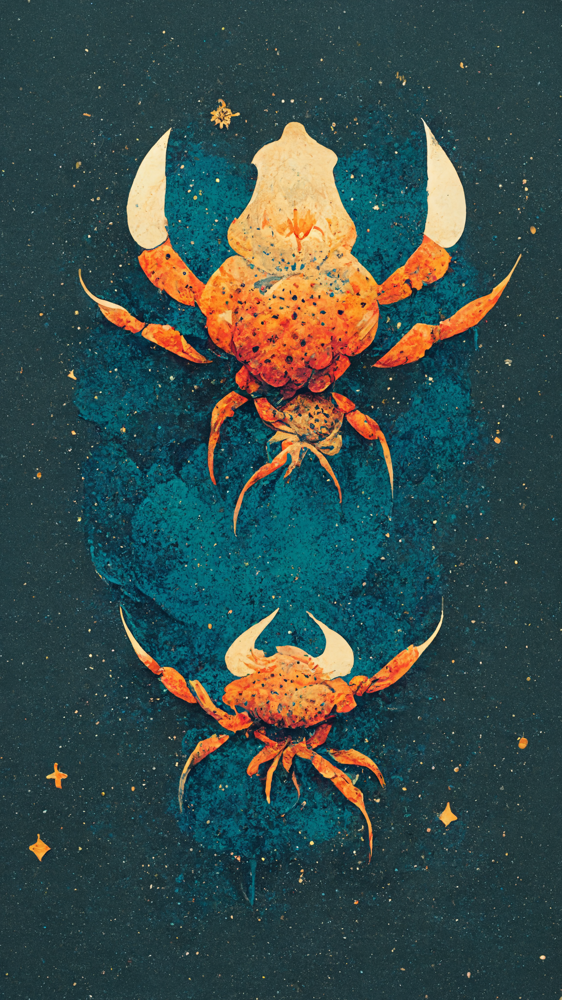 Zodiac: Cancer abstract animal design graphic design illustration zodiac