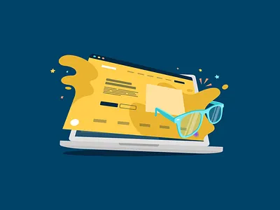 websit interface, web accessibility and performance illustration accessibility computer governance illustration interface laptop performance ui ux web website