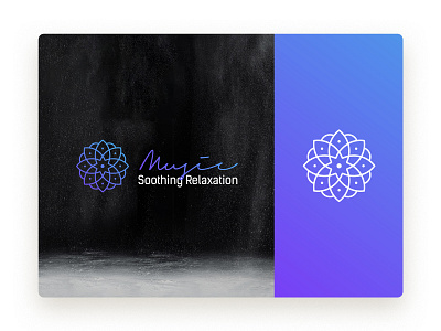 Soothing Relaxation Music Logo adobe illustrator adobe photoshop branding design graphic design illustration logo logo design music relaxation soothing youtube