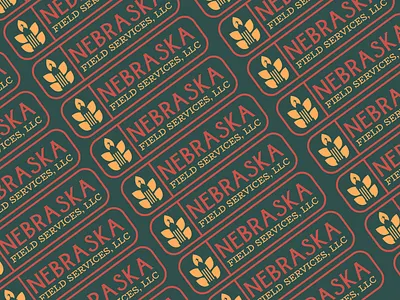 Nebraska Field Services, LLC agricultural agriculture branding design farming farmlife illustration logo nebraska typography vector