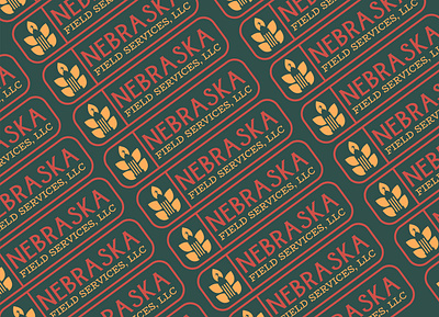 Nebraska Field Services, LLC agricultural agriculture branding design farming farmlife illustration logo nebraska typography vector