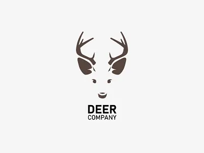 Deer deer design graphic design logo vector