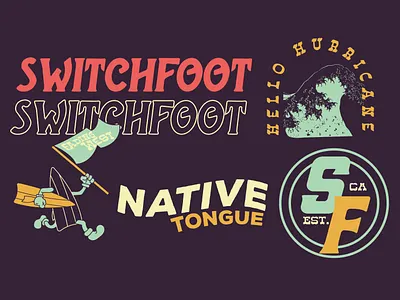 Switchfoot Graphic Flash Sheet band branding christian design graphic design graphics illustration logo switchfoot vector