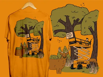 Fall Shirt Design construction deer graphicdesign hunter hunting illustration logo typography vector