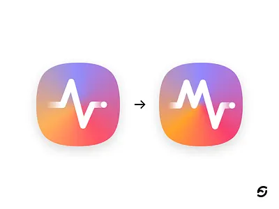 Samsung Health Monitor Mod - App Icon app design figma health icon monitor samsung