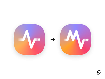 Samsung Health Monitor Mod - App Icon app design figma health icon monitor samsung