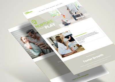 Little Partners Website branding design jillstclair jillstclaircreative simple web design webdesign website