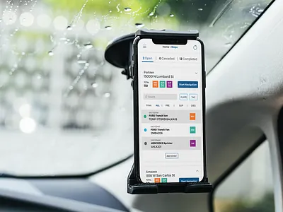 Fuel Delivery Management Platform app design delivery design information architecture management mobile app ui user experience ux web app