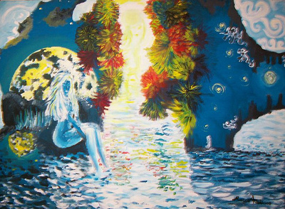 Sun Moon Shiny Fairy acrylic acrylic on canvas acrylic paintings art art on demand artist artist painter handbrush paintings handcraft illustration oil on canvas order paintings painter painting paintings webdesign