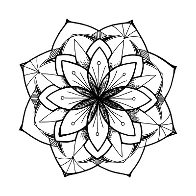 mandala graphic design illustration logo mandala vector