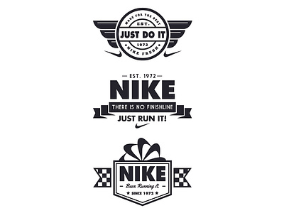 NIKE - LOGO BRANDING adobe adobe illustrator advertisement branding design graphic design graphicdesign illustration logo nike photoshop sports typography vector vintage