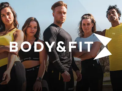 Body&Fit Rebranding abstract branding citrus design fitness galano grotesque healthy icon identity logo modern monogram protein sports supplements typography vector