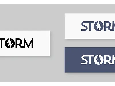 Storm Logo app branding design logo typography