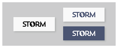 Storm Logo app branding design logo typography