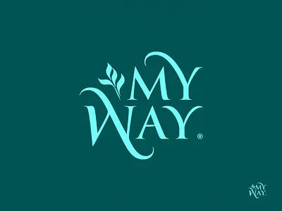MyWay logo brand branding cosmetic design graphic design logo logotype mark natural soap symbol