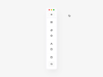 Sidebar Navigation - Light version admin animation clean dashboard dashboard ui drop down input marketplace menu minimal nav nav bar navigation panel project sidebar spoiler tab uiux webdesign