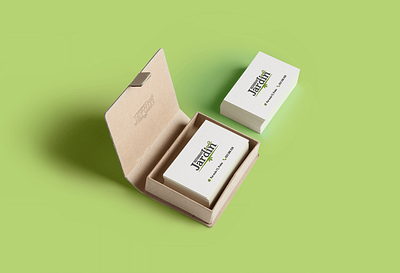 Jardin Logo & Business Card Design branding design logo print typography