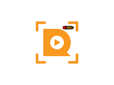 VIDEO EDITOR LOGO branding icon identity letter letter r logo mark minimal logo modern logo motion design motion designer motion graphics play play logo play mark typography ukraine vector video editor video logo