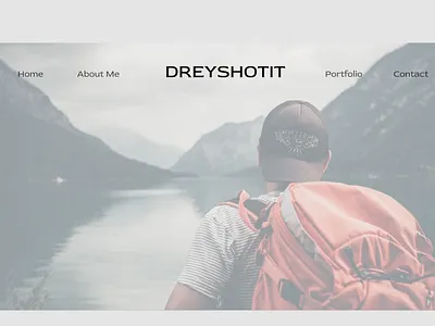 Landing page for a photographers website beautiful branding design landing page ui ux