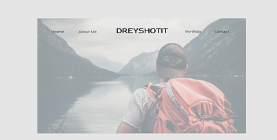 Landing page for a photographers website beautiful branding design landing page ui ux