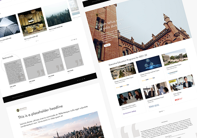 Eruditus Landing Page Explorations design landing page ui ux web design