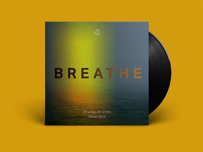 Breathe Playlist Cover album art album art design album cover album cover art album cover design cover design design graphic design typography