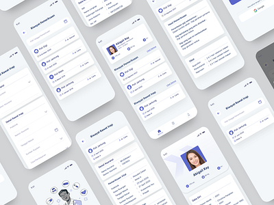 Medical Record Mobile App medicalrecord mobileapp mobiledesign ui