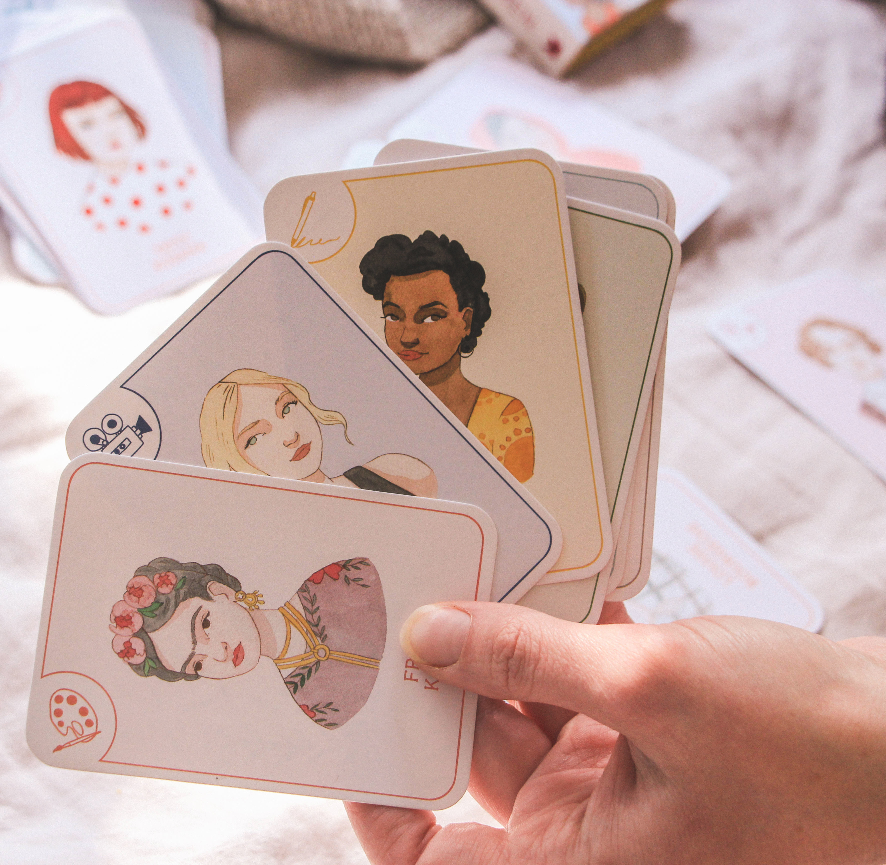 Example of Card Game Portraits