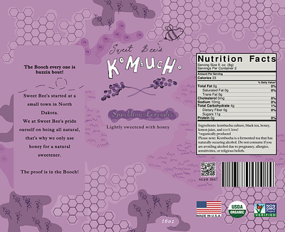Bottle brand mock design for GDES 203 ai branding design illustration