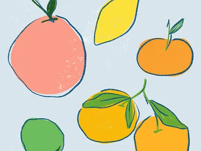 Vitamin C adobe illustrator branding colorful art design fruit illustration graphic design illustration illustrator logo procreate tropical art typography