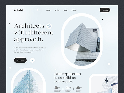 Architecture Firm Website Design agencyweb appdesign appui architecturewebdesign architecturweb design landing page design landingpage minimal modern design modernlookweb realestateagencyweb realestatewebsite trendyweb ui uidesign uiux webapp webdesign