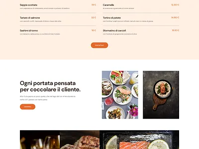Layout Divi Ristorante branding design divi web wordpress wordpress blog wordpress design
