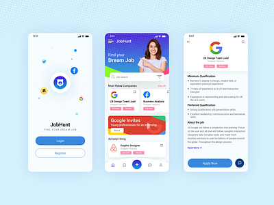 Job Finder @app @design @graphicdesign job nokri search ui