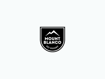 MOUNT BLANCO LOGO badgelogo branding dailylogochallenday8 dailylogochallenge design design everyday flat logo graphic design icon illustration letterm logo mountblanco moutain skimoutain skiresort snow