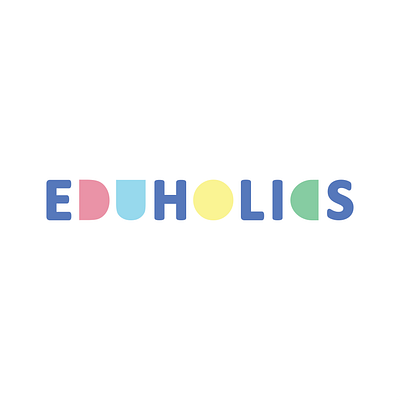 Eduholics academy art branding design family flat friendly illustration kids minimal modern playful school simple sleek soft