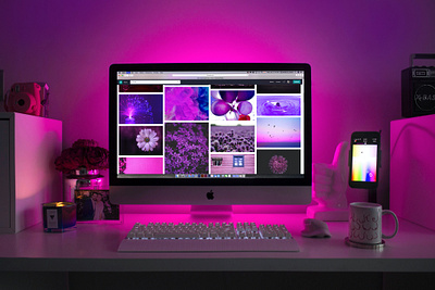 Modern Workstation for Remote Job Holders mac workstation