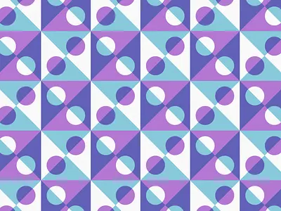 Pattern study 02 circle design geometric graphic overlay overprint pattern shapes triangle