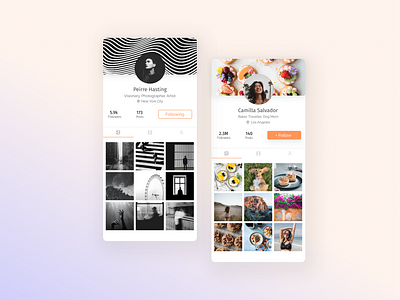 Daily UI Challenge #006 : User Profile dailu ui dailu ui 006 daily ui challenge mobile app mobile design mobile ui mobile user profile social media social media account social media profile ui ui challenge ui design user account user profile