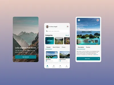 Travel App Exploration application design icon mobile apps travel travel apps ui user experience user interface ux
