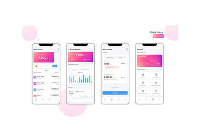 Bank APP Design app design illustration ui