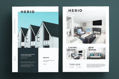 Real Estate Flyer annual annual report catalog clean design estate flyer illustration indesign magazine online online store print printable professional professional flyer real real estate report template