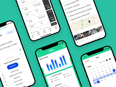 Hlpy mobile app insurance insurtech mobile ui ux uxui