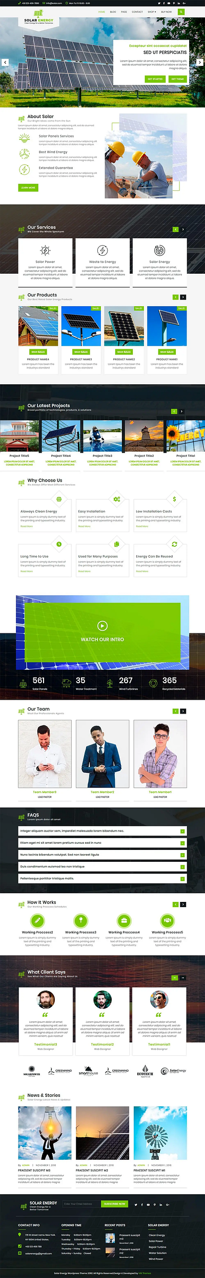 Buy Best Solar Energy WordPress Theme for Solar Products solar energy wordpress theme solar panel wordpress theme solar wordpress theme