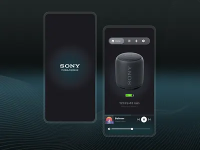 Wireless Device Connect App app bluetooth headphone soundbox speaker ui uiux user experience user interface wireless