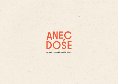 ANECDOSE LOGO logo typography