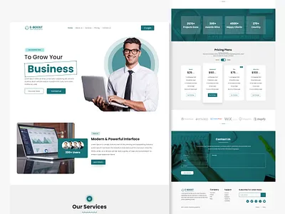 Digital Product - Landing Page agency landingpage app branding design digital marketing agency digital product graphic design marketing agency ui ux vector