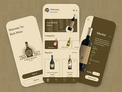 Online Liquor 🍾 Store App UI/UX Design alcohol delivery app app clone app design app development app ui design illustration liquor delivery app liquor delivery app ui mobile app mobile app design on demand delivery app online delivery app ui design
