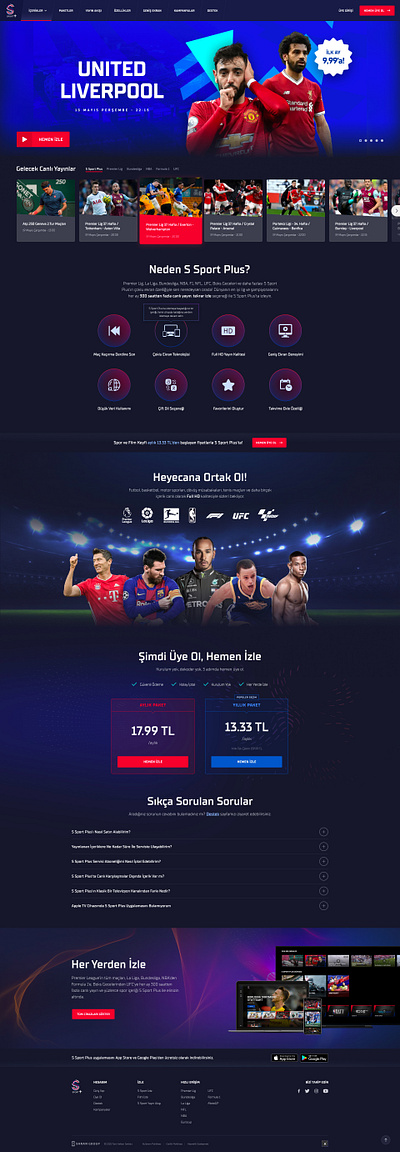 S Sport Plus design football formula 1 premier league soccer sport ui user interface ux web