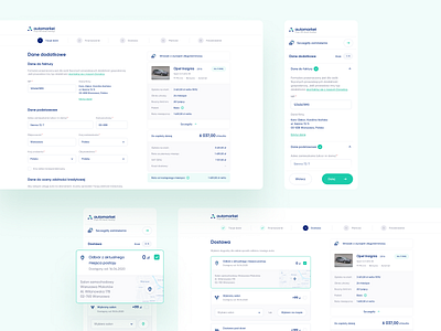 Automarket - Automotive market experience - Checkout checkout marketplace platform product design responsive ui ux web design website